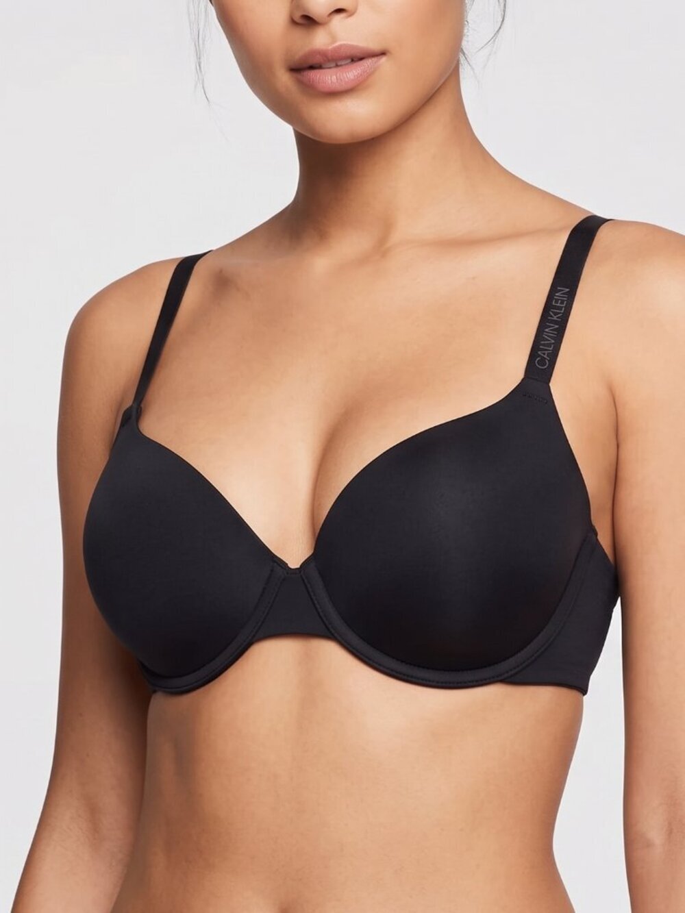 Calvin Klein Size 32 C Black Padded EUC Push Up Body Sculpting
